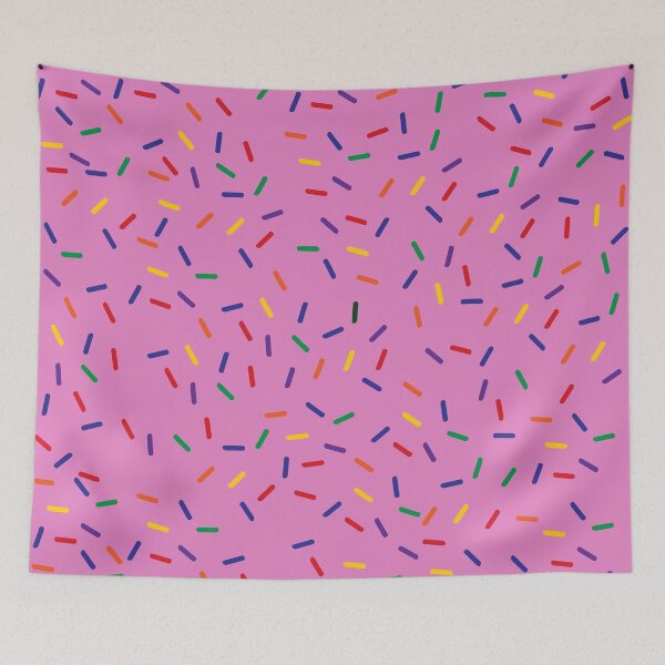 Aperçu de l'œuvre Crème glacée rose avec pépites créée et vendue par ColorZoo.