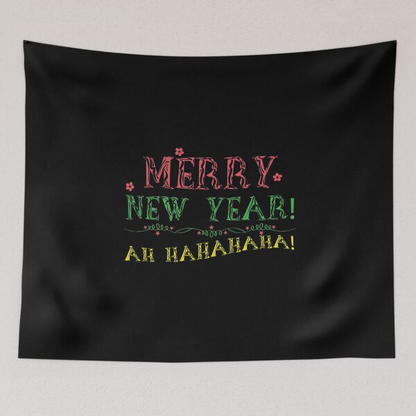 Item preview, Merry New Year Ah Hahahaha!  designed and sold by BUBLTEES.