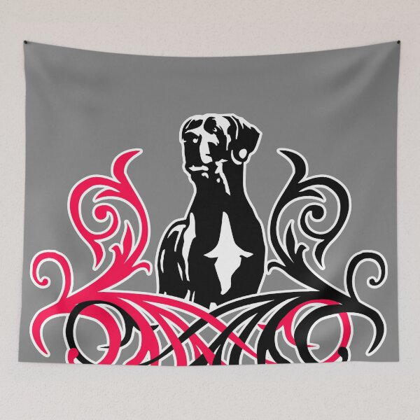Item preview, Floral Stunning Great Dane designed and sold by Doggenhaus.