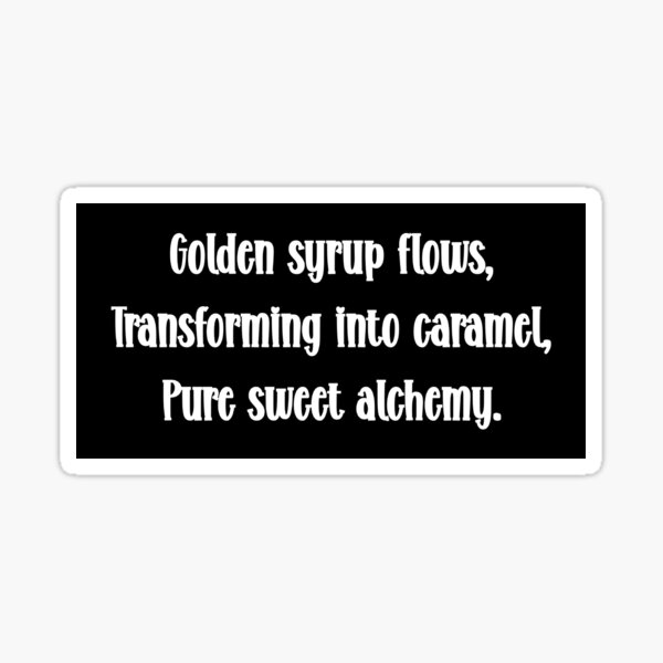 Item preview, National Caramel Day April 5th - Funny Caramel Haiku designed and sold by FoodiesGoneWild.