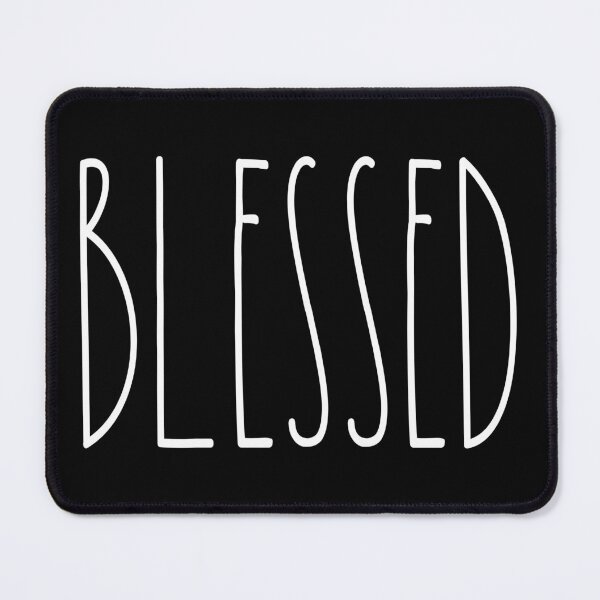 Item preview, Blessed White Rae Dunn Inspired Farmhouse designed and sold by FineElephant.