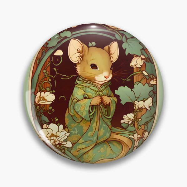 Item preview, Cute Anthropomorphic Mouse In A Robe designed and sold by entwithanaxe.