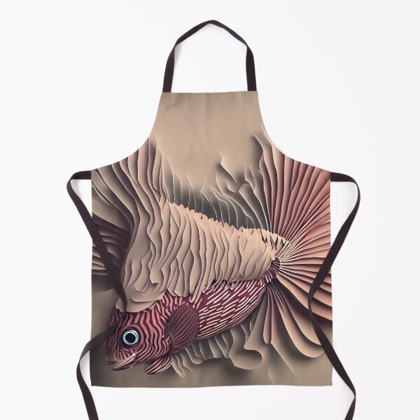 Item preview, Lion Fish in Paper art style designed and sold by FormFinder.