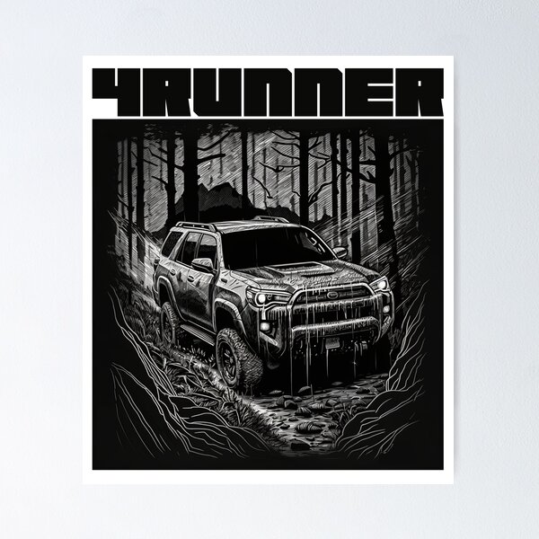 Item preview, Toyota 4Runner Black Ink Graphic designed and sold by 4RunnerGear.