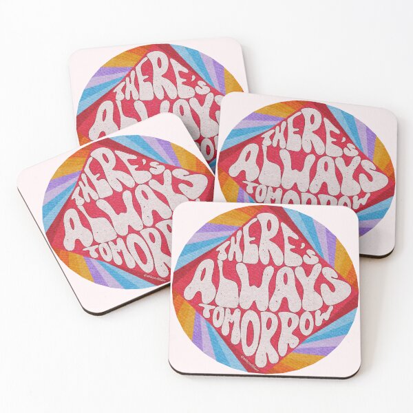 Item preview, There's Always Tomorrow Hand Lettered Quote Saying designed and sold by Abbey Willis.