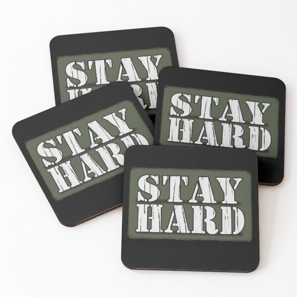 Item preview, Stay Hard. Olive green, black, white - fitness, motivational designed and sold by Honest-Quotes.