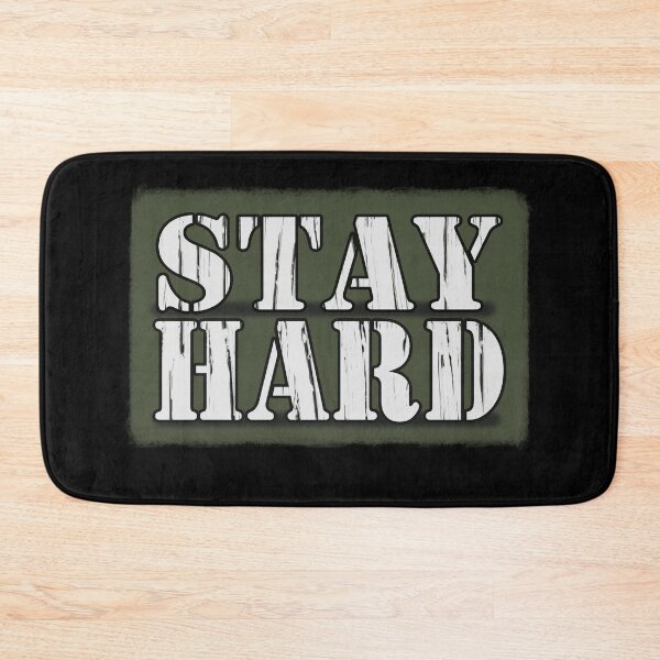 Item preview, Stay Hard. Olive green, black, white - fitness, motivational designed and sold by Honest-Quotes.