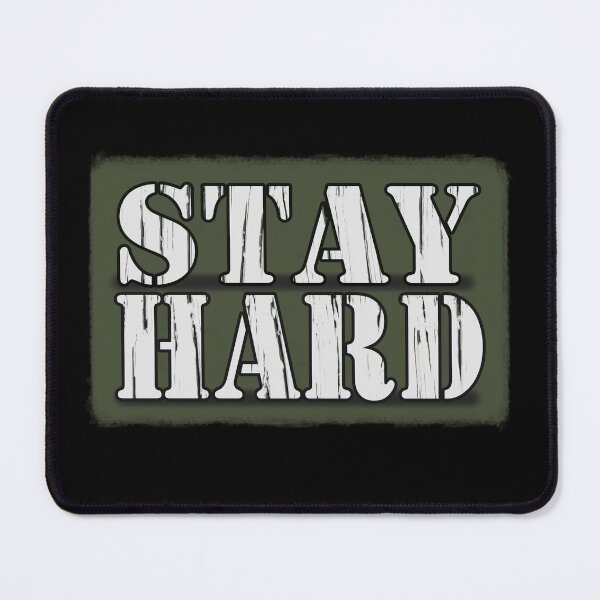 Item preview, Stay Hard. Olive green, black, white - fitness, motivational designed and sold by Honest-Quotes.