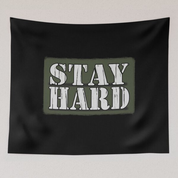 Item preview, Stay Hard. Olive green, black, white - fitness, motivational designed and sold by Honest-Quotes.