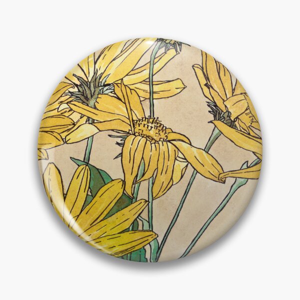 Item preview, Sunflowers (1915) by Hannah Borger Overbeck designed and sold by BossyCatHome.