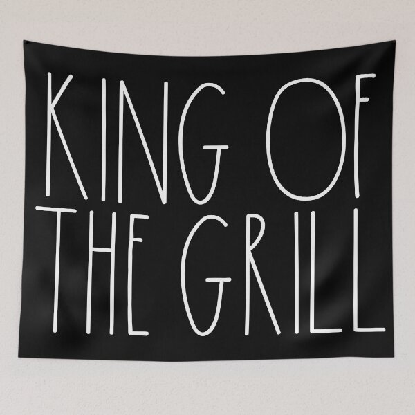 Artikelvorschau, King of the Grill White Rae Dunn Inspired Farmhouse entworfen und verkauft von FineElephant.