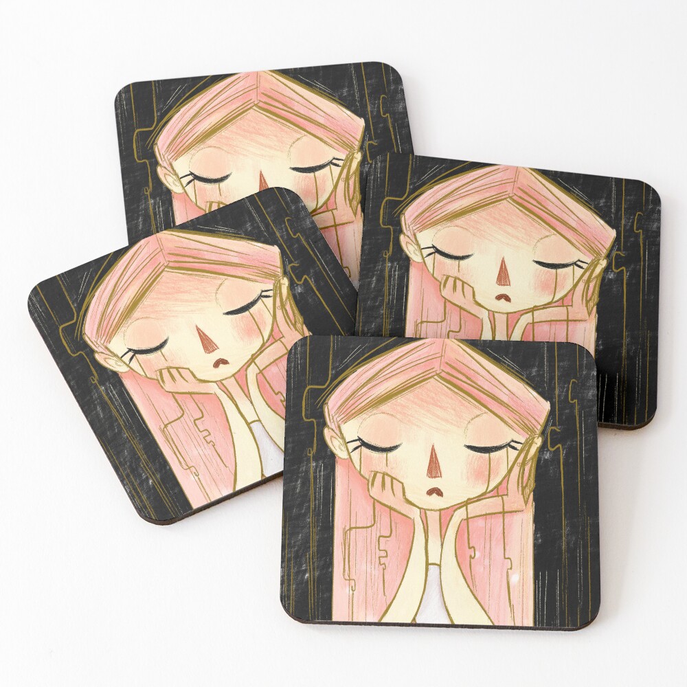 Item preview, Coasters (Set of 4) designed and sold by Ritadsart.