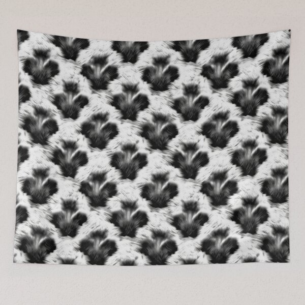 Item preview, Monochrome fur pattern designed and sold by folskullyz.