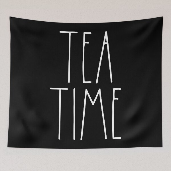 Item preview, Tea Time White Rae Dunn Inspired Farmhouse designed and sold by FineElephant.