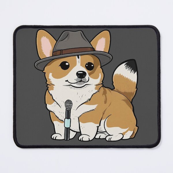 Item preview, Corgi With A Mic designed and sold by DeltaV-Art.