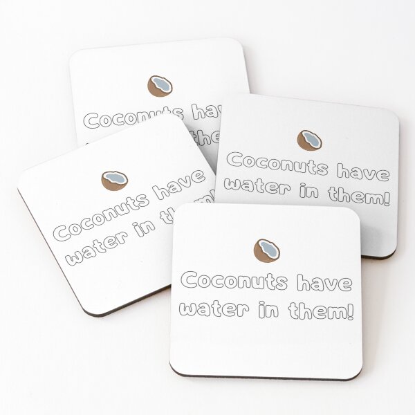 Item preview, Coconuts have water in them  designed and sold by CraftsbyKi.