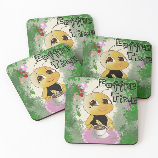 Item preview, Coffee Time Bee designed and sold by GinaDesignUK.