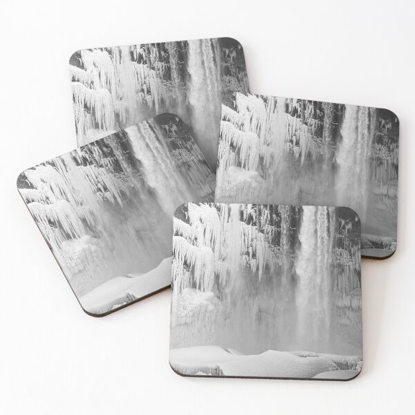 Item preview, Frozen Waterfall B&W designed and sold by Kate-P-.