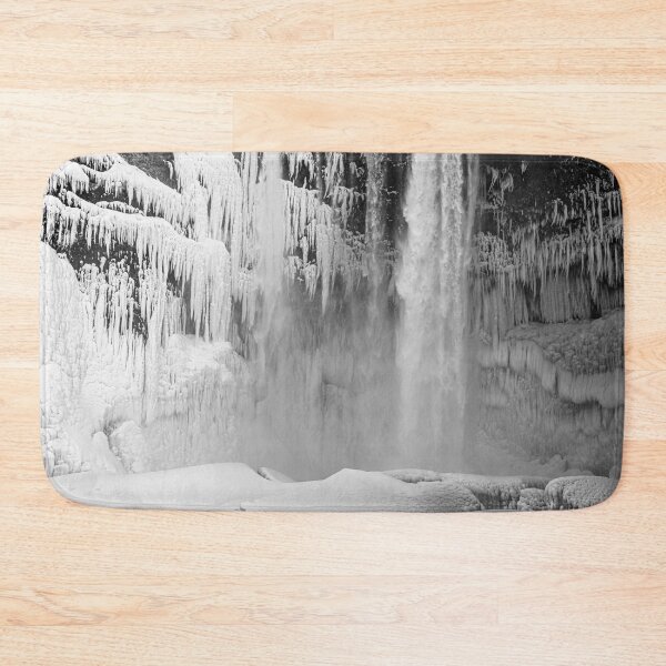 Item preview, Frozen Waterfall B&W designed and sold by Kate-P-.