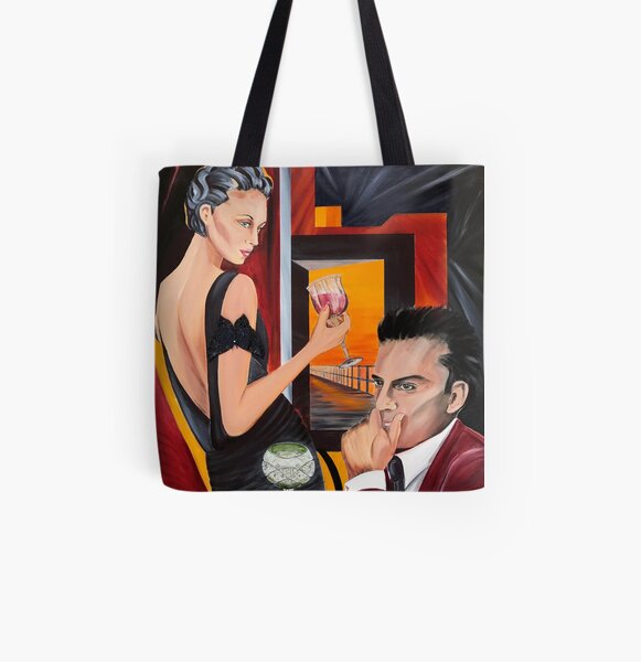 Couple Therapy All Over Print Tote Bag