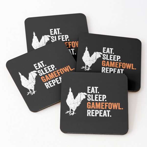 Item preview, Eat Sleep Gamefowl Repeat Gamefowl Cock Fighting designed and sold by ZzCorezZ.