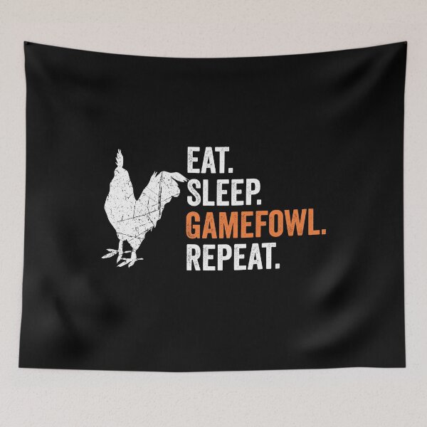 Item preview, Eat Sleep Gamefowl Repeat Gamefowl Cock Fighting designed and sold by ZzCorezZ.