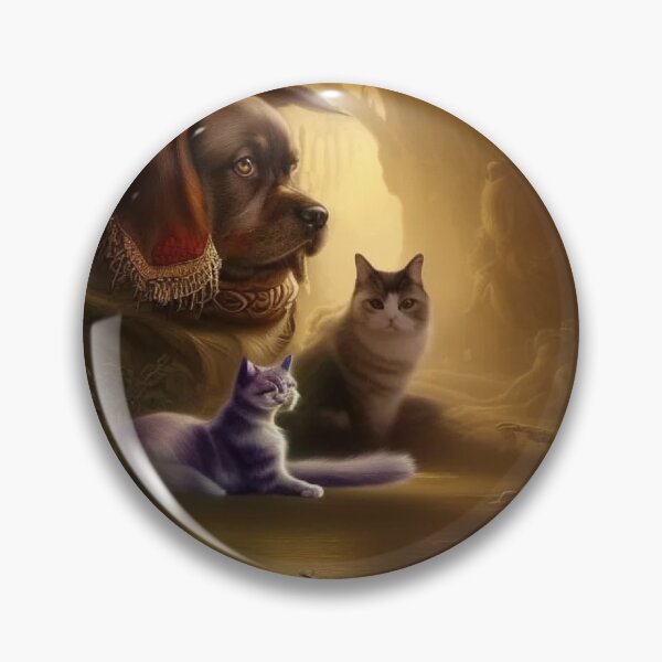 Item preview, Jabba Dog and Cats designed and sold by UglyAIArtwork.