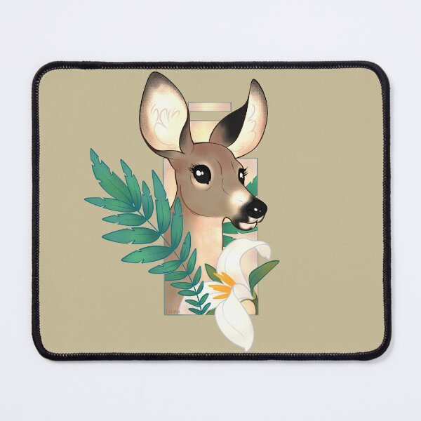 Item preview, Deer and Trillium designed and sold by lledra.