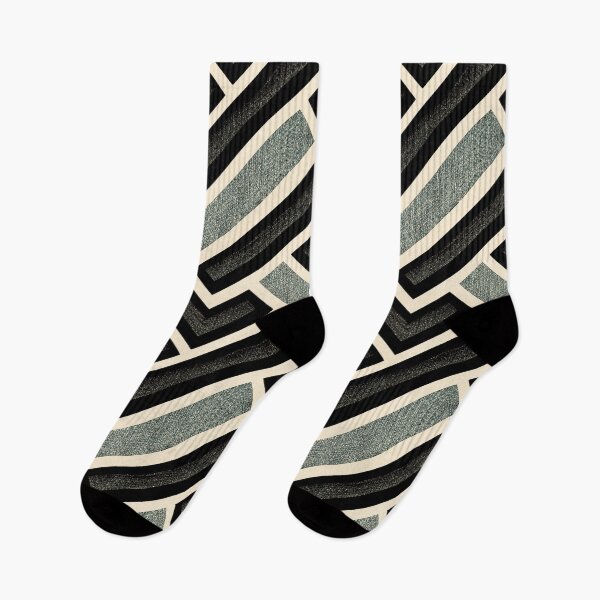 Item preview, Monochrome geometric pattern designed and sold by folskullyz.
