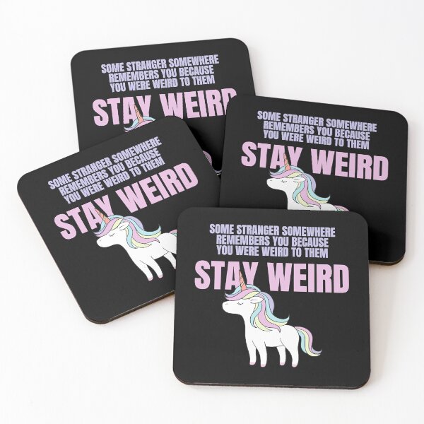 Item preview, Stay Weird Unicorn Amazing Design for Weird People designed and sold by KarleyPrice.