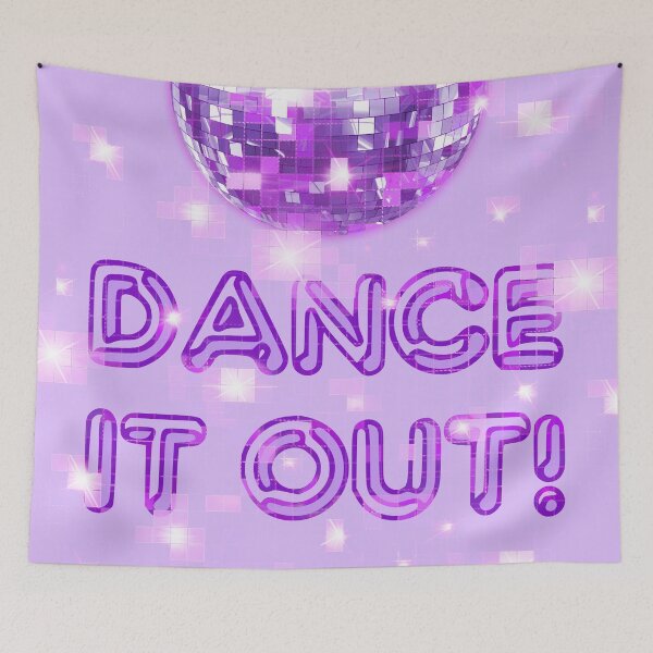 Item preview, Dance It Out fun retro typography designed and sold by Glimmersmith.