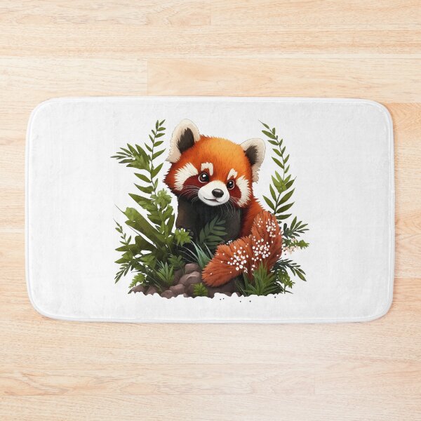 Item preview, Cute Red Panda designed and sold by 9livescanvas.