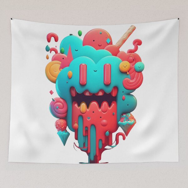 Item preview, Ice Cream Monster designed and sold by CleonLight.