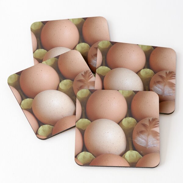 Item preview, eggs with feather photo original funny for easter designed and sold by jkrphoto.