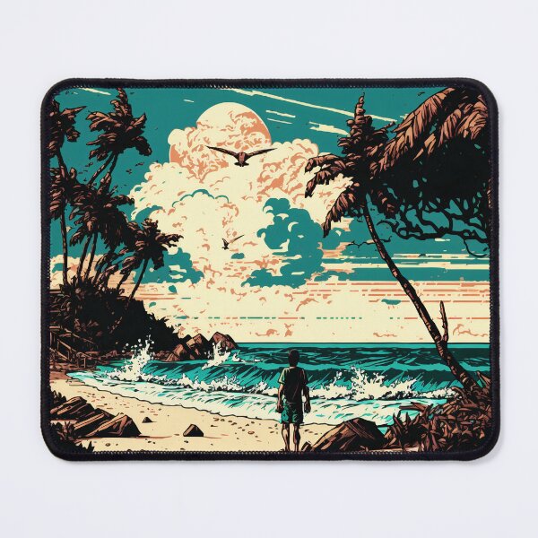 Item preview, Paysage marin. v12 designed and sold by Harbaween.