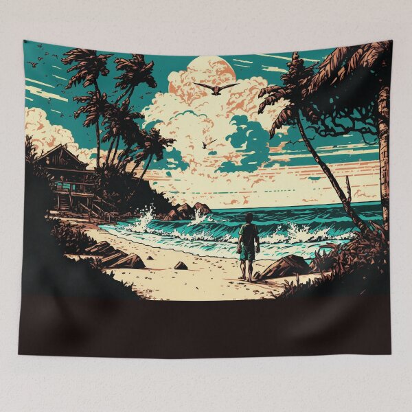 Item preview, Paysage marin. v12 designed and sold by Harbaween.