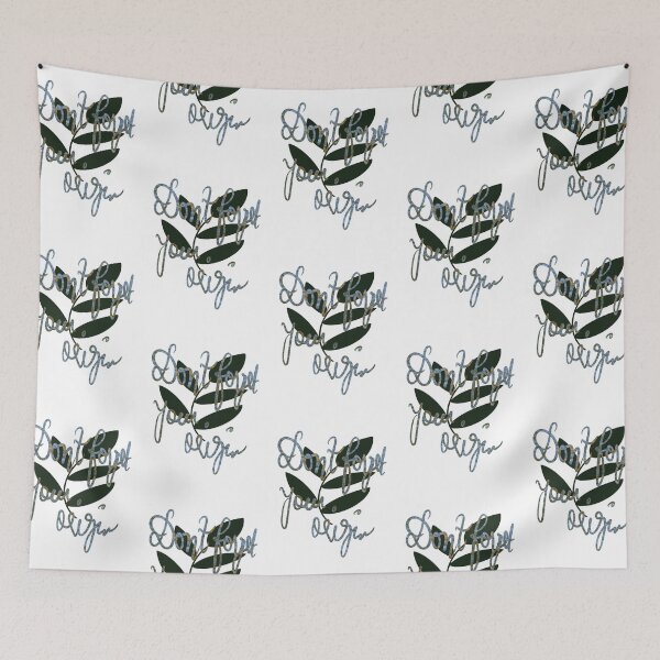 Item preview, Donot forget your origin botanical leaves designed and sold by chuckletuckle.