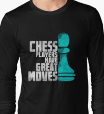Chess Player Shirt - Funny Chess Gift Long Sleeve T-Shirt