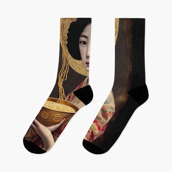 Item preview, Klimt Inspired Asian Ramen Poster designed and sold by dragonfruit-art.