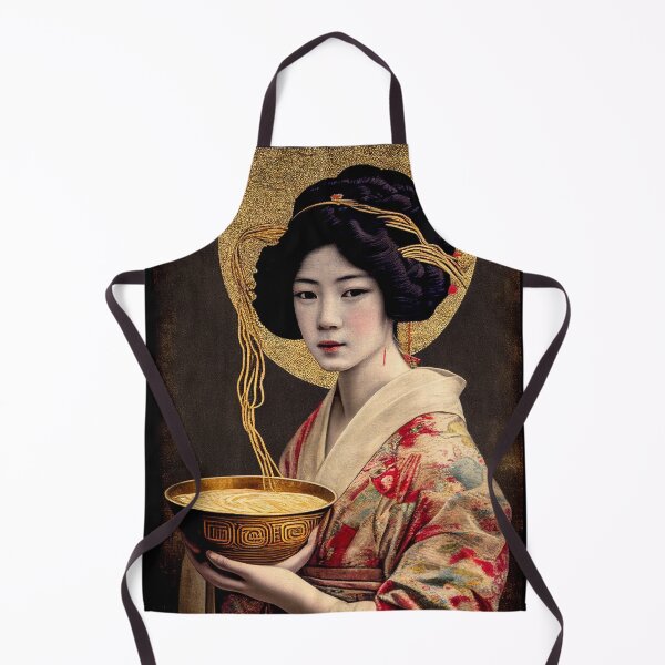 Item preview, Klimt Inspired Asian Ramen Poster designed and sold by dragonfruit-art.