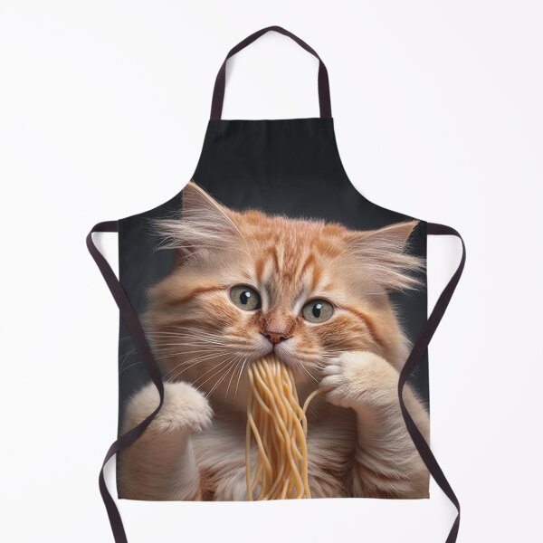 Item preview, Gato con mermelada comiendo espagueti designed and sold by LividPhoto.
