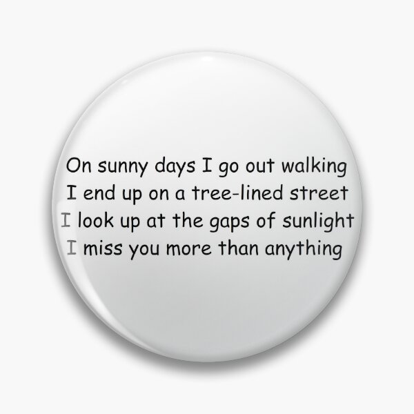 Item preview, On sunny days I go out walking designed and sold by BreadIsGay.