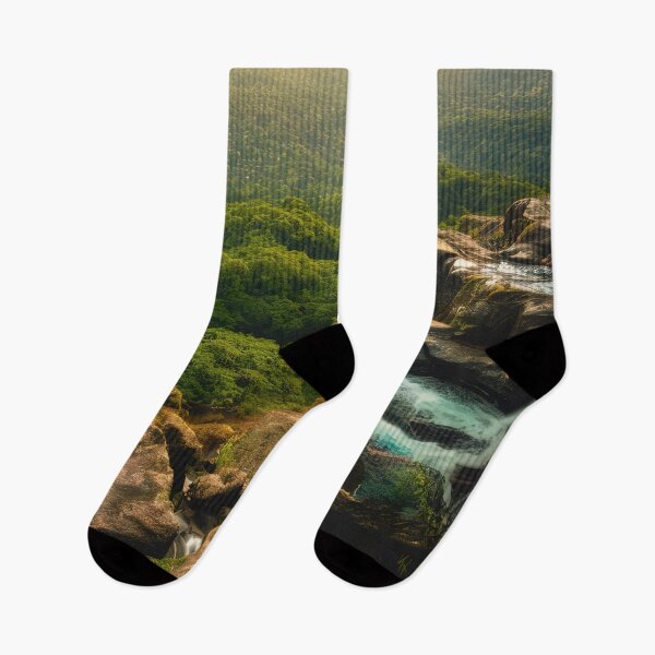 Item preview, Golden hour photography of a jungle mountain designed and sold by RK - Shop.