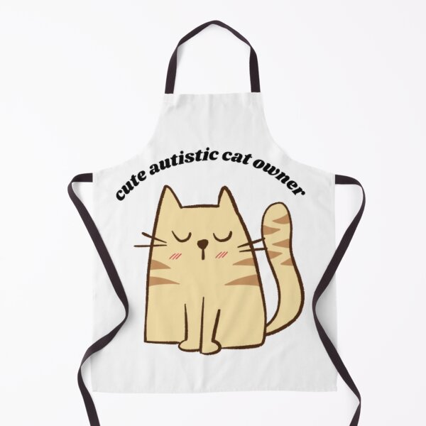 Aperçu de l'œuvre Sensibilisation à l'autisme propriétaire d'un chat autiste mignon créée et vendue par Justeecat.