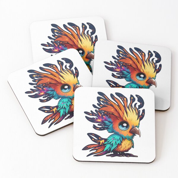 Item preview, Colorful baby fire phoenix designed and sold by LiviVentures.