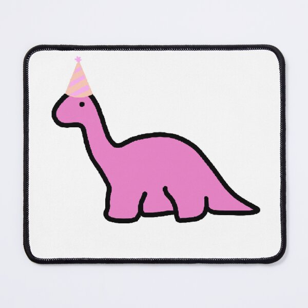 Item preview, Pink party dinosaur designed and sold by ShopTCM.
