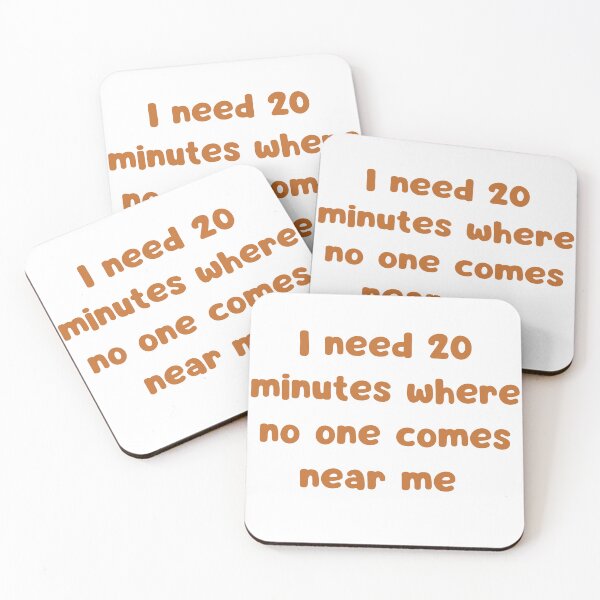 Item preview, I need 20 minutes  designed and sold by CraftsbyKi.