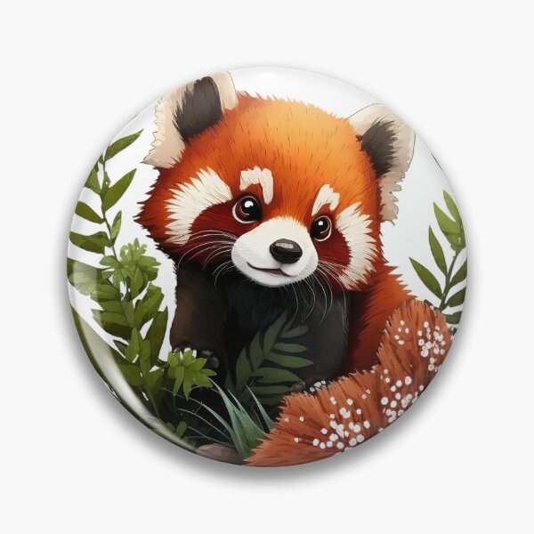 Item preview, Cute Red Panda designed and sold by 9livescanvas.