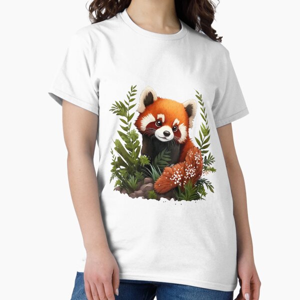 Item preview, Cute Red Panda designed and sold by 9livescanvas.
