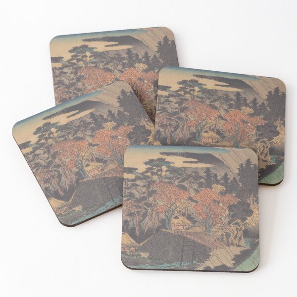 Item preview, Rain at the Togano Gate - Hasegawa Sadanobu - designed and sold by LeiWeiss.